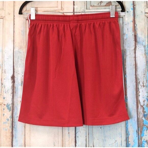 Under Armour Mens Size M Red Polyester Activewear Elastic Waist Athletic Shorts - Picture 2 of 7